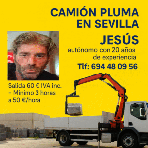 alquiler camion grua sevilla
