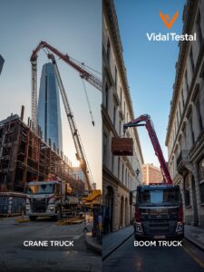 Camión Grúa y Camión Pluma en Sevilla: Servicios de Vidal Testal