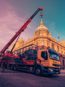 Camión Grúa Articulada en Sevilla