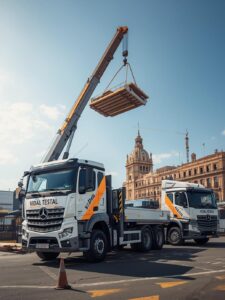 Camión Grúa Autocargante en Sevilla
