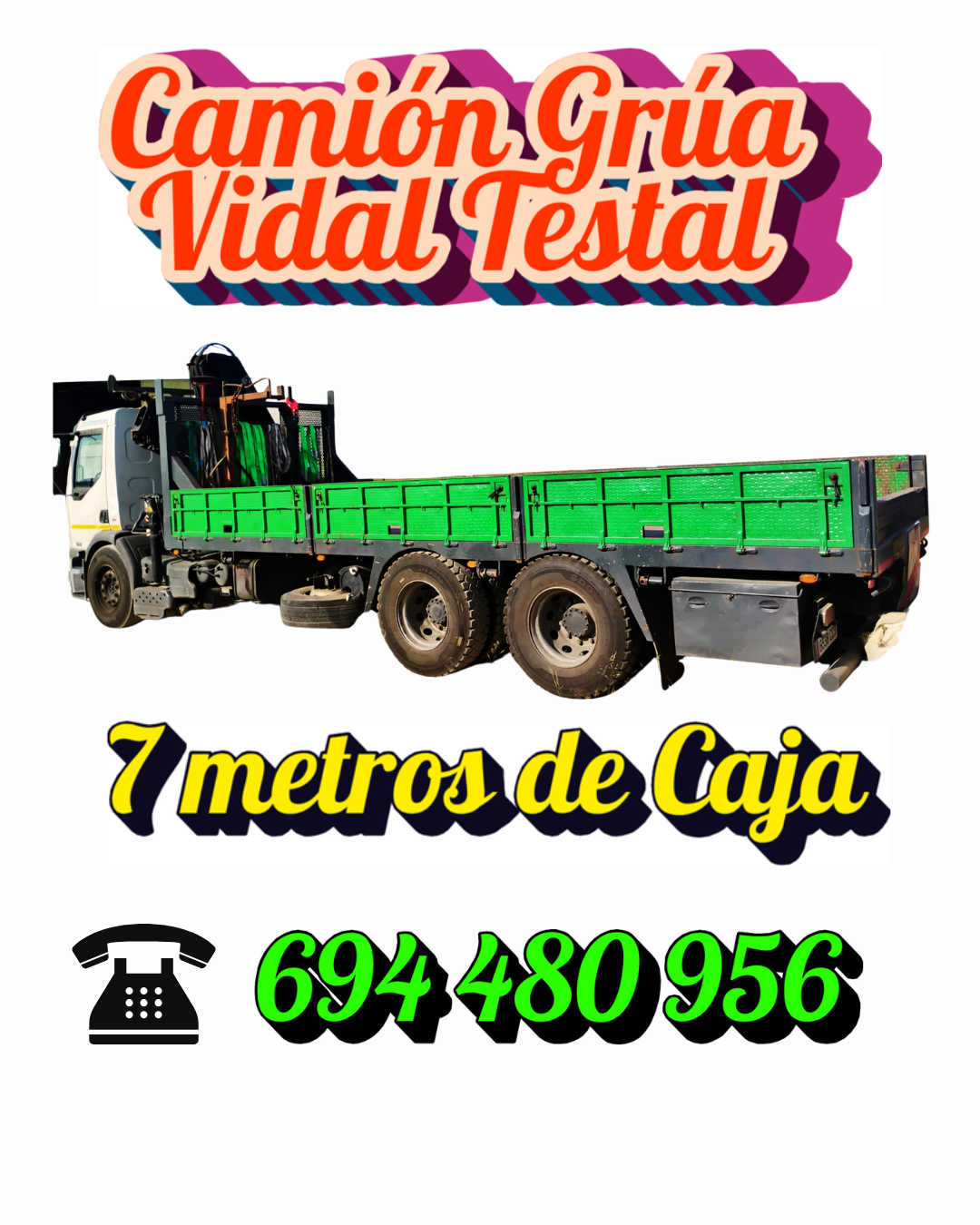 Transporte de Mercancías de Obramat en Sevilla con Camión Pluma – Vidal Testal