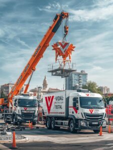 Camión Pluma Vidal Testal en Sevilla