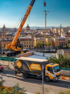 Cuánto cuesta alquilar un camión pluma en Sevilla