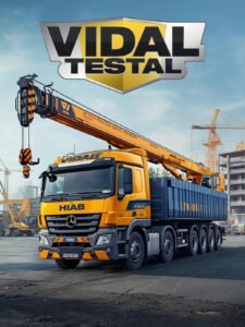 Camión grúa con canastilla