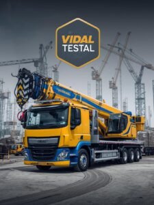 Camión grúa con canastilla