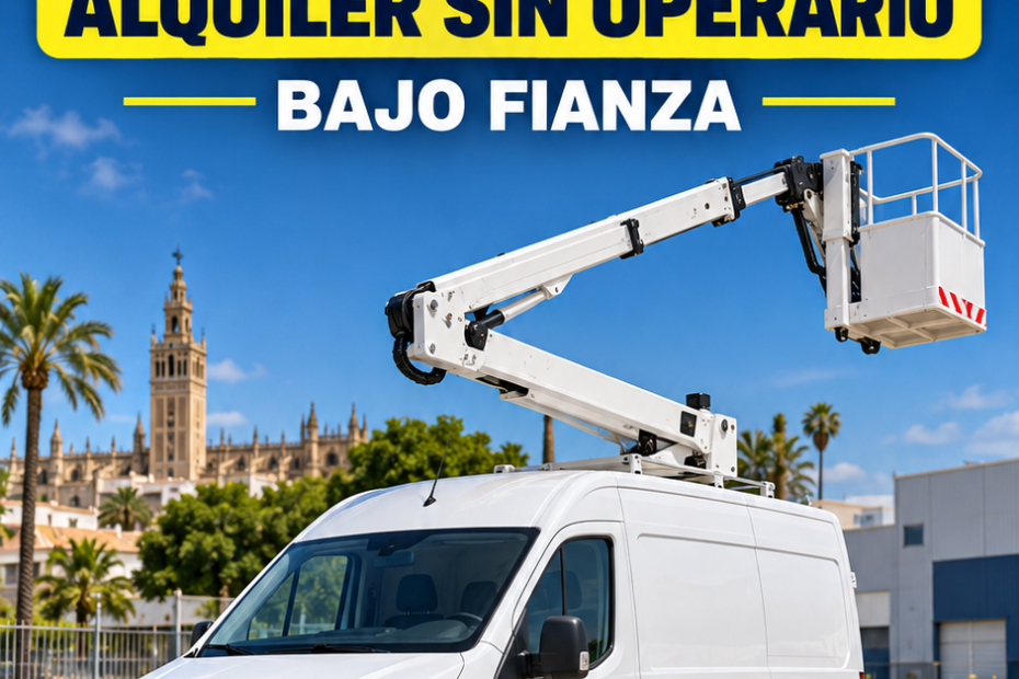 Alquiler furgón con cesta Sevilla sin operario