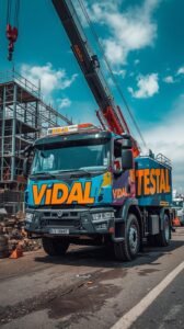 Camión Grúa para Trabajos de Conservación en Carreteras