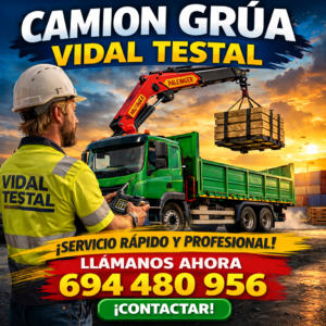 Camión Grúa en la Zona de Sevilla