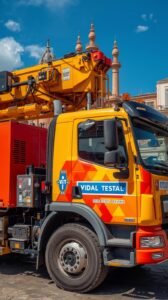 Contratar camión pluma en Sevilla