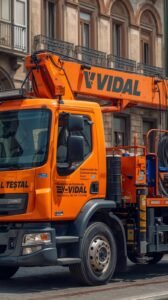 Contratar camión pluma en Sevilla