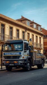Camión Pluma en Sevilla: Servicios de Grúas con Vidal Testal